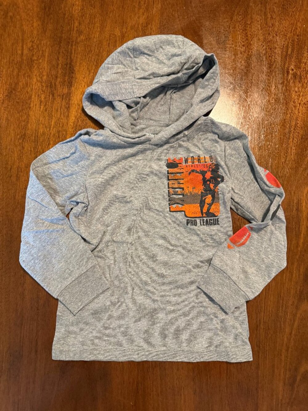 4T Carters Long Sleeve Tee with Hood